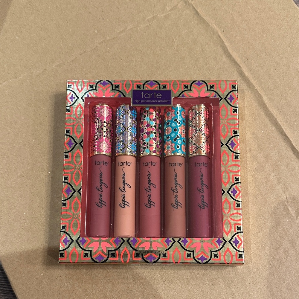 BNIB tarte cosmetics Limited Edition Pout Pleasures lip tint set lippie lingerie